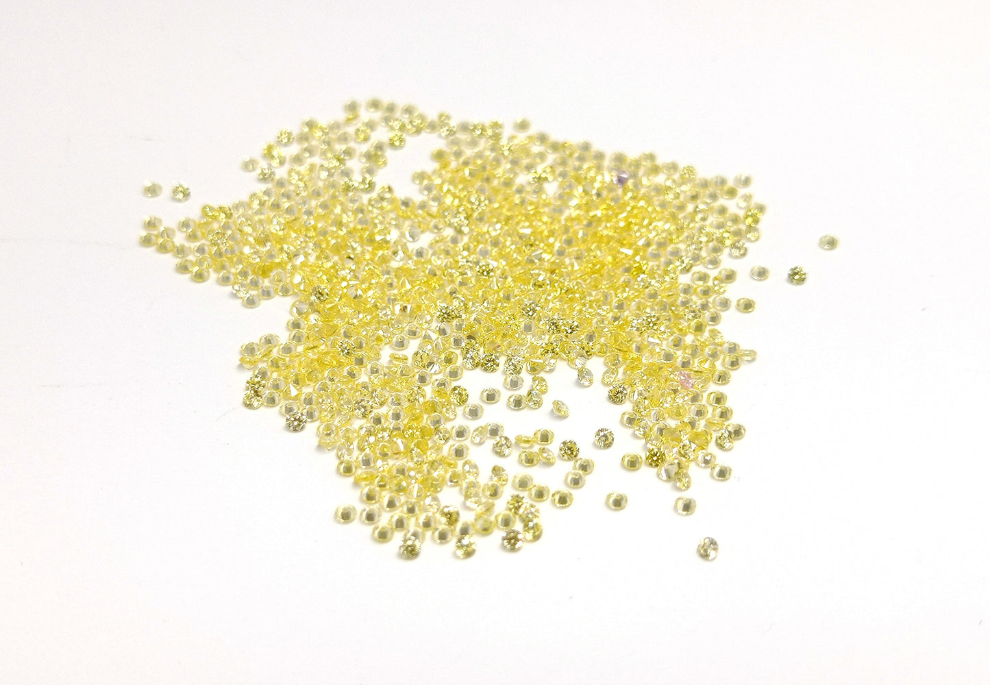 Natural Yellow Colored Melee Diamonds